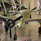 The restored Do 335 Pfeil (Arrow) on display at the Udvar-Hazy center. The fuselage of the He 219 is visible in the background. (Tim Shaffer)